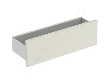 Geberit Smyle Square - Polička 45 cm, lávová/pískově šedá 500.362.JL.1