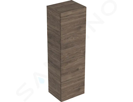 Geberit Smyle Square - Skříňka vysoká 118x36 cm, ořech 500.361.JR.1