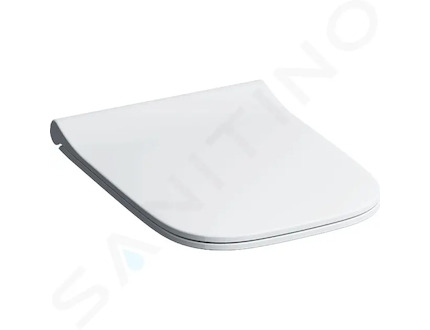 Geberit Smyle Square - WC sedátko, softclose, bílá 500.240.01.1