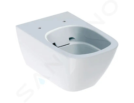 Geberit Smyle Square - Závěsné WC, Rimfree, bílá 500.208.01.1