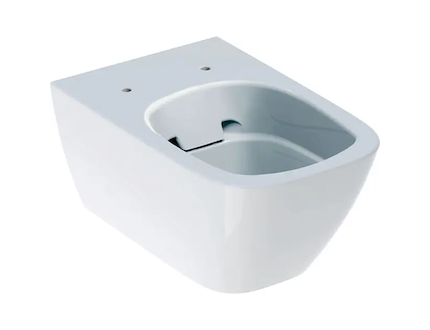 Geberit Smyle Square - Závěsné WC, Rimfree, bílá 500.208.01.1