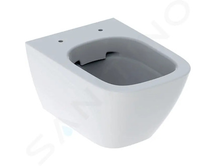 Geberit Smyle Square - Závěsné WC, Rimfree, bílá 500.379.01.1