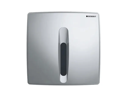 Geberit Splachovací systémy - Elektronické ovládání splachování pisoáru, síťové napájení, matný chrom 115.817.46.5