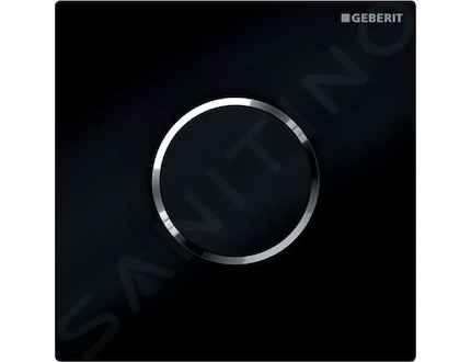 Geberit Splachovací systémy - Elektronické ovládání splachování pisoárů typ 10, bateriové napájení, černá/chrom 116.035.KM.1