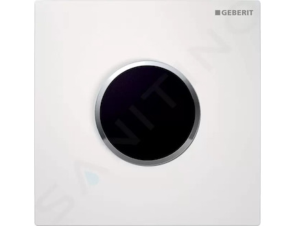Geberit Splachovací systémy - Elektronické ovládání splachování pisoárů typ 10, síťové napájení, bílá/chrom 116.025.KJ.1