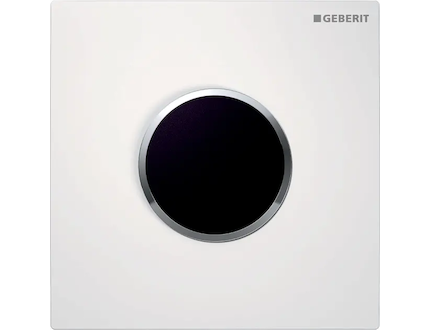 Geberit Splachovací systémy - Elektronické ovládání splachování pisoárů typ 10, síťové napájení, bílá/chrom 116.025.KJ.1