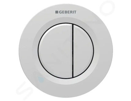 Geberit Splachovací systémy - Oddálené ovládání splachování typ 01, 2-činné, pro nádržku pod omítku 8 cm, easy to clean, matný c