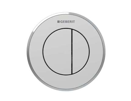 Geberit Splachovací systémy - Oddálené ovládání splachování typ 10, 2-činné, pro nádržku pod omítku 8 cm, easy to clean, matný c