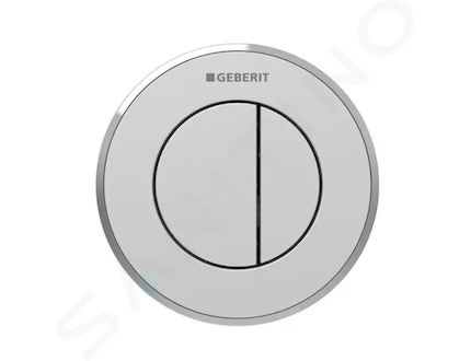 Geberit Splachovací systémy - Oddálené ovládání splachování typ 10, 2-činné, pro nádržku pod omítku 8 cm, easy to clean, matný c