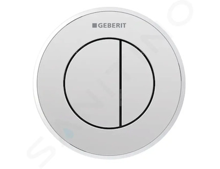 Geberit Splachovací systémy - Oddálené ovládání splachování typ 10, 2-činné, pro nádržku pod omítku 8 cm, lesklý chrom 116.056.K