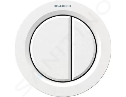 Geberit Splachovací systémy - Oddálené ovládání typ 01, pneumatické, pro 2 množství splachování, alpská bílá 116.050.11.1