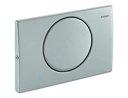 Geberit Splachovací systémy - Ovládací tlačítko Mambo, přišroubovatelné, kartáčovaná nerez 115.751.00.1