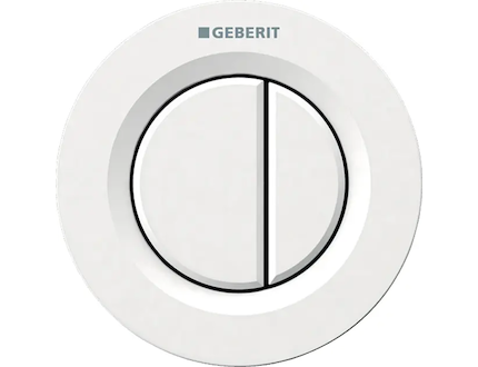 Geberit Splachovací systémy - Ovládání splachování pneumatické, pro 2 množství splachování, alpská bílá 116.042.11.1