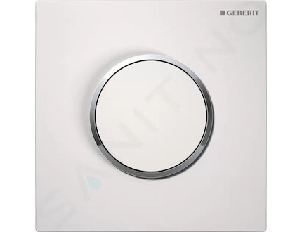 Geberit Splachovací systémy - Pneumatické ovládání splachování pisoáru typ 10, bílá/chrom 116.015.KJ.1
