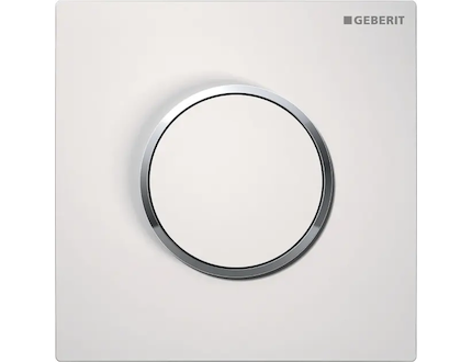 Geberit Splachovací systémy - Pneumatické ovládání splachování pisoáru typ 10, bílá/chrom 116.015.KJ.1