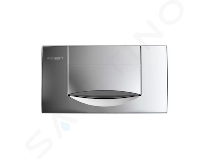 Geberit Twinline - Ovládací tlačítko splachování 200F, pochromovaná lesklá 115.222.21.1