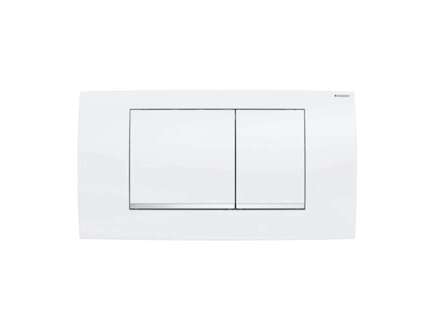 Geberit Twinline30 - Ovládání splachování, bílá 115.899.KJ.1