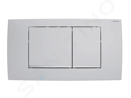 Geberit Twinline30 - Ovládání splachování, easy to clean, matný chrom 115.899.JQ.1