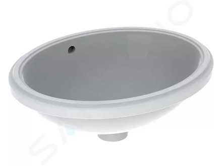 Geberit VariForm - Umyvadlo vestavné 48x42 cm, s přepadem, bílá 500.748.01.2