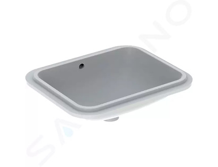 Geberit VariForm - Umyvadlo vestavné 53x45 cm, s přepadem, bílá 500.760.01.2