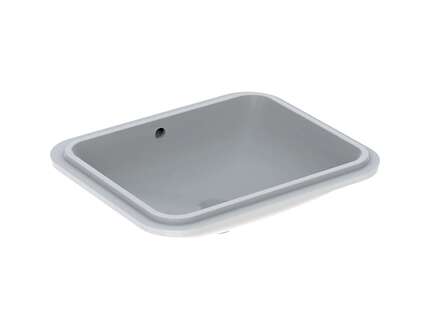 Geberit VariForm - Umyvadlo vestavné 58x49 cm, s přepadem, bílá 500.764.01.2