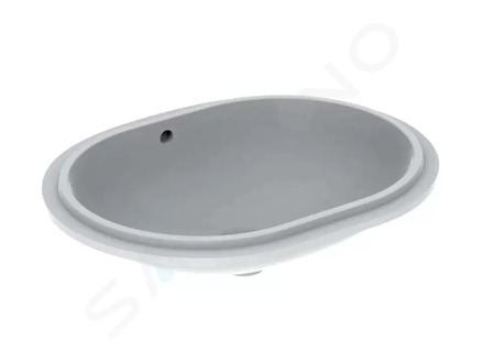 Geberit VariForm - Umyvadlo vestavné 61x46 cm, s přepadem, bílá 500.756.01.2