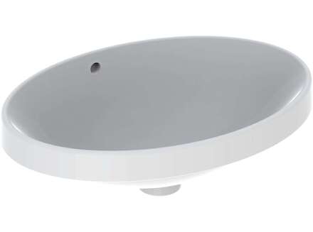 Geberit VariForm - Umyvadlo zápustné 50x40 cm, s přepadem, bílá 500.708.01.2