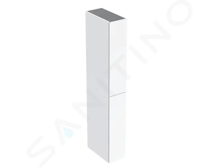 Geberit  - Vysoká skříňka 180x24x48 cm, 2 zásuvky, lesklá bílá 503.011.01.1
