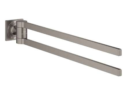 Grohe Allure - Dvojitý držák na ručníky, kartáčovaný Hard Graphite 40342AL1