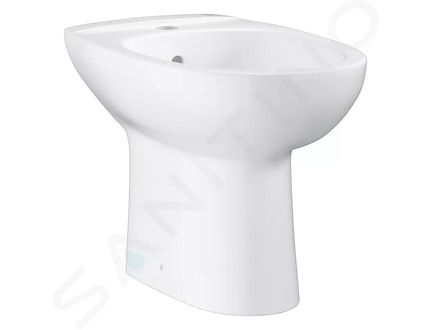 Grohe Bau Ceramic - Stojící bidet s přepadem, alpská bílá 39432000