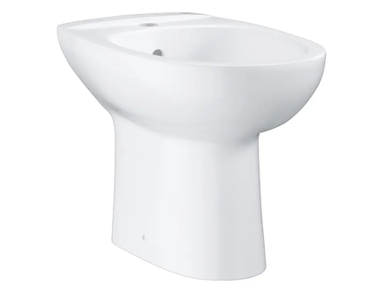 Grohe Bau Ceramic - Stojící bidet s přepadem, alpská bílá 39432000