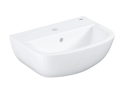 Grohe Bau Ceramic - Umývátko 45x35 cm, s přepadem, 1 otvor pro baterii, alpská bílá 39424000