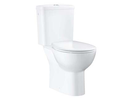 Grohe Bau Ceramic - WC kombi set s nádržkou a sedátkem softclose, rimless, alpská bílá 39496000