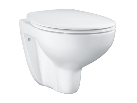 Grohe Bau Ceramic - Závěsné WC se sedátkem SoftClose, rimless, alpská bílá 39351000
