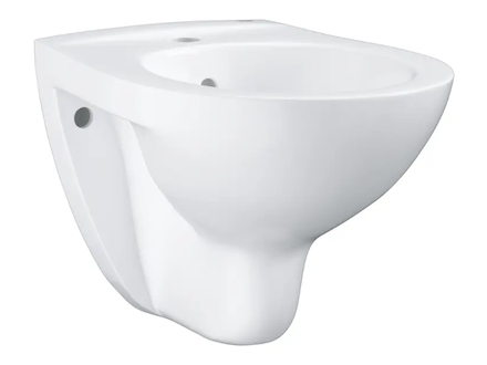 Grohe Bau Ceramic - Závěsný bidet s přepadem, alpská bílá 39433000