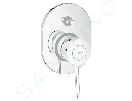 Grohe BauClassic - Vanová baterie pod omítku, s tělesem, chrom 29047000