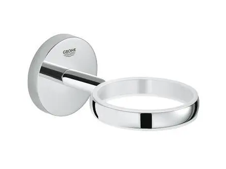 Grohe BauCosmopolitan - Držák skleničky/mýdelníku, chrom 40585001