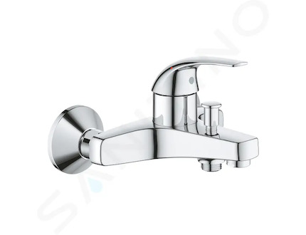 Grohe BauCurve - Vanová baterie, chrom 23599000