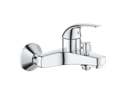Grohe BauCurve - Vanová baterie, chrom 23599000