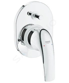 Grohe BauCurve - Vanová baterie pod omítku, s tělesem, chrom 29043000
