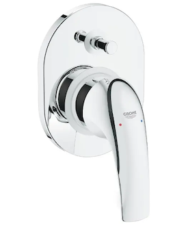 Grohe BauCurve - Vanová baterie pod omítku, s tělesem, chrom 29043000