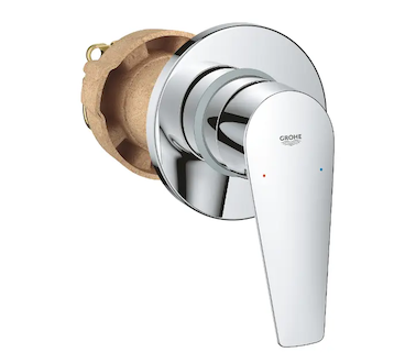 Grohe BauEdge - Sprchová baterie pod omítku, s tělesem, chrom 29040001