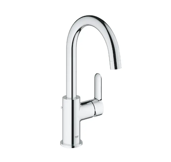 Grohe BauEdge - Umyvadlová baterie, s výpustí, chrom 23093000