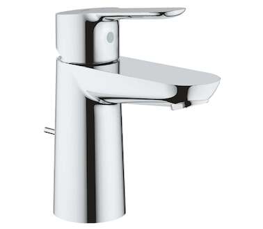 Grohe BauEdge - Umyvadlová baterie s výpustí, chrom 23328000