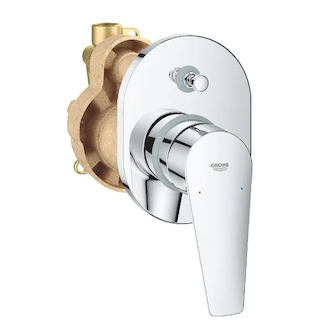 Grohe BauEdge - Vanová baterie pod omítku, s tělesem, chrom 29039001