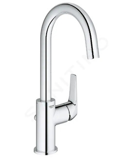 Grohe BauFlow - Umyvadlová baterie s výpustí, chrom 23753000