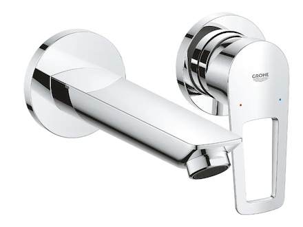 Grohe BauLoop - Umyvadlová baterie pod omítku s tělesem, 2-otvorová instalace, chrom 20289001