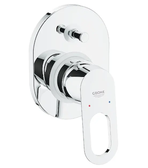 Grohe BauLoop - Vanová baterie pod omítku, s tělesem, chrom 29041000