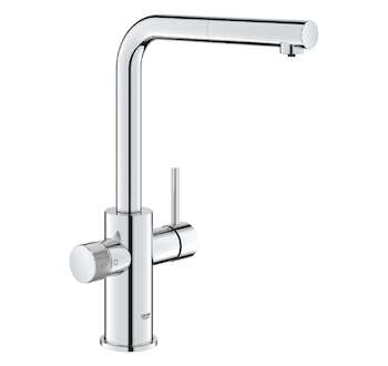 Grohe Blue Pure - Dřezová baterie Minta s filtrační funkcí a výsuvnou koncovkou, chrom 30601000