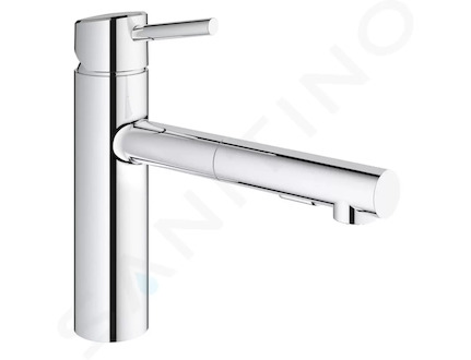 Grohe Concetto - Dřezová baterie s výsuvnou sprškou, chrom 30273001